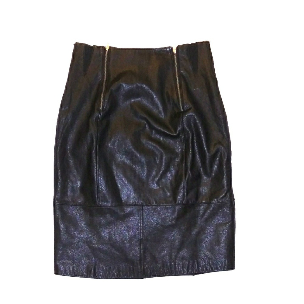 New Order leather skirt. Black. Size 7/8